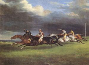 Theodore   Gericault The Derby at Epsom in 1821 (mk05)